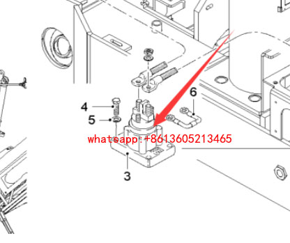 Machining equipment battery switch relay 24V DC 74