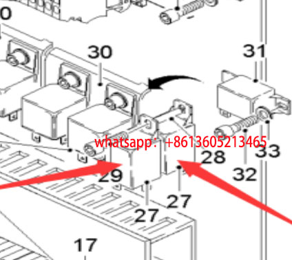 Grinding machine crushing beam cylinder 2472474