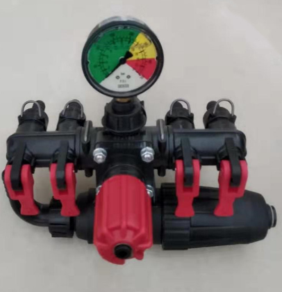 Road milling machine water distribution valve 1258