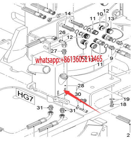 Imported milling machine hydraulic manual pump 235