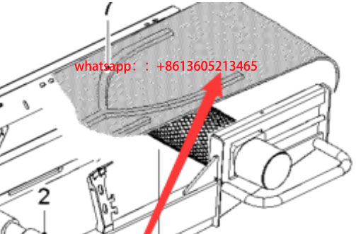 Imported milling machine feed conveyor belt 50002