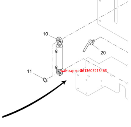 Spiral lifting cylinder for material distribution 