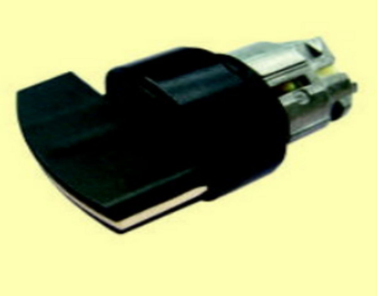 Grinding machine three-speed switch head (black) 1