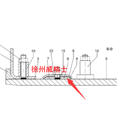 Paver 50 cm iron plate base heating rod 4608150071