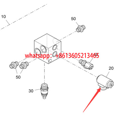Imported paver smoothing plate function solenoid v
