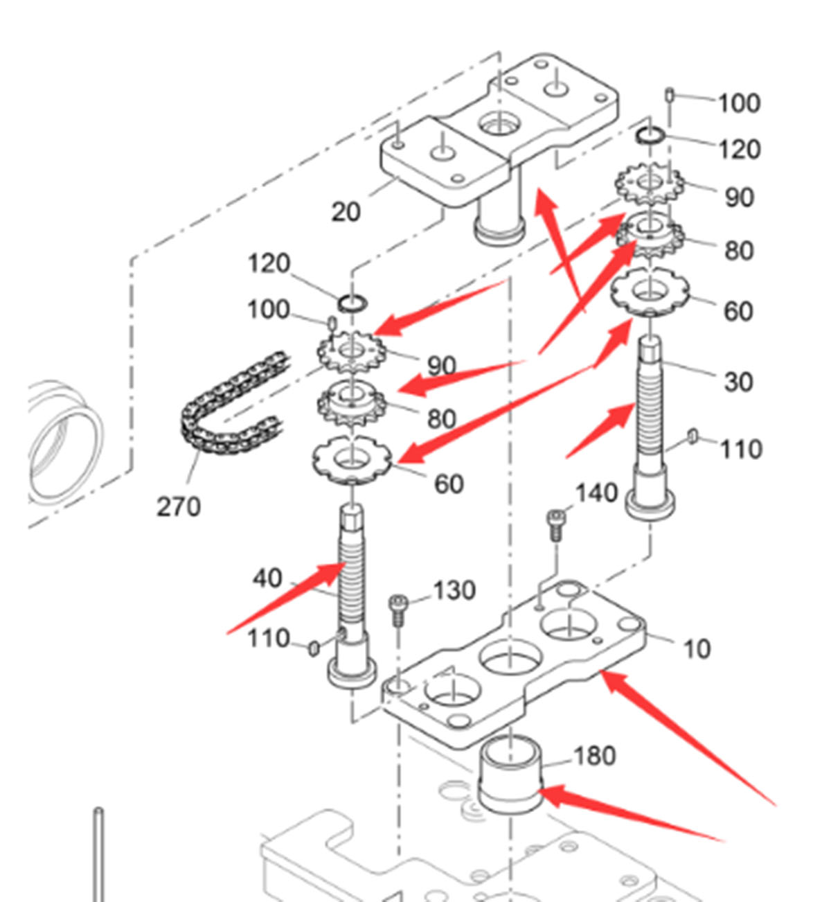 Imported Paver Squeegee Height Adjustment Device 2