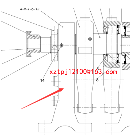 Imported paver rammer connecting rod 4615042026