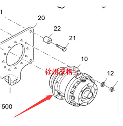 Sander machine imported scraper motor reducer 2178