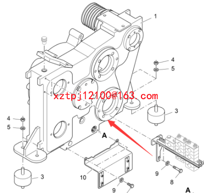 Imported paver transfer case assembly 2034605