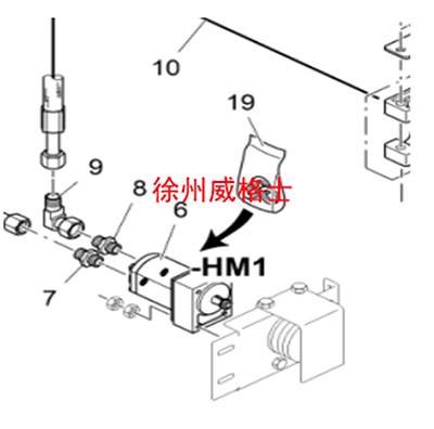 Imported Paver Squeegee Hammer Motor 9629301000