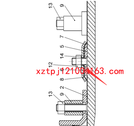 Paver imported 1.25-meter main body base plate hea