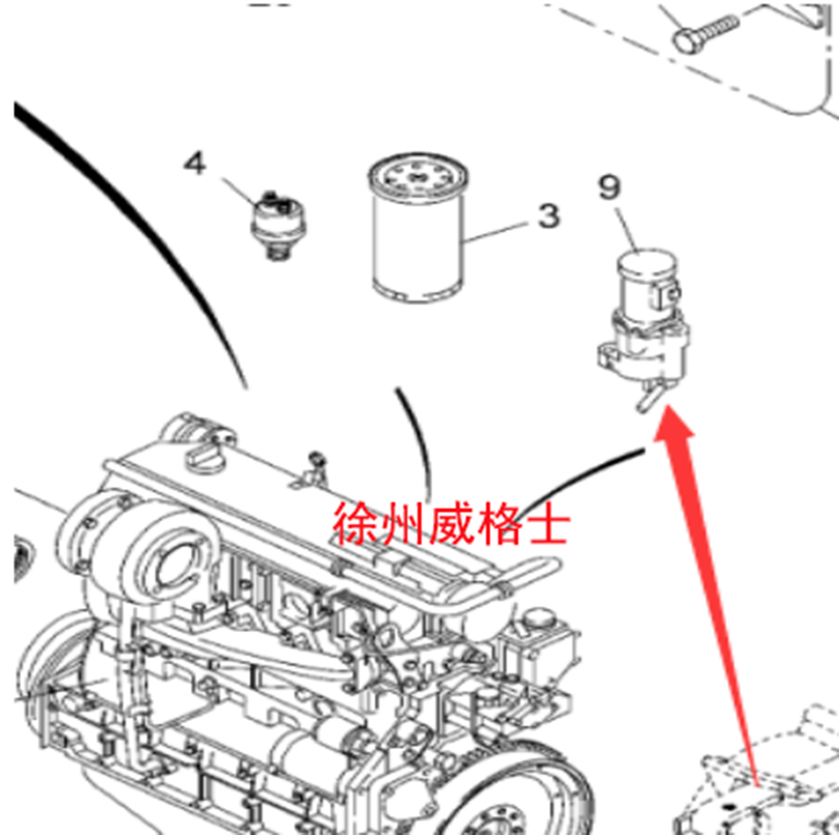 The lower chain wheel of the conveying scraper of 