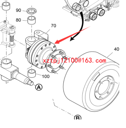 Imported paver motor for movement 2221612