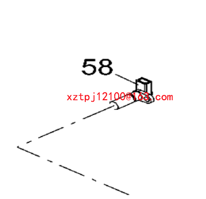 Paver traveling speed sensor 4612130043