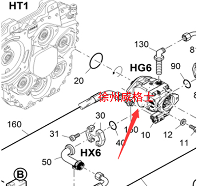 The price of the hydraulic pump for the imported a