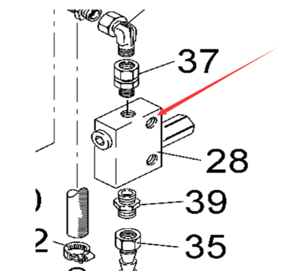 Imported paver engine hand oil pump 4612130042