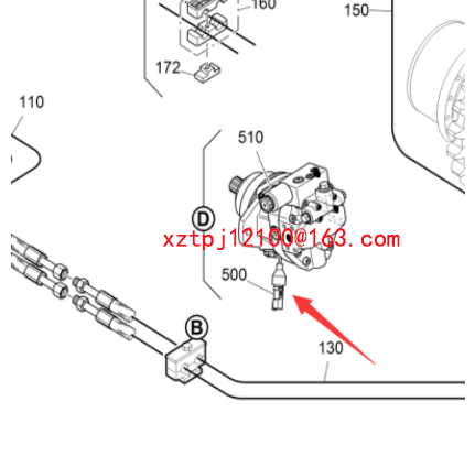 Imported paver travel speed sensor 2259770  