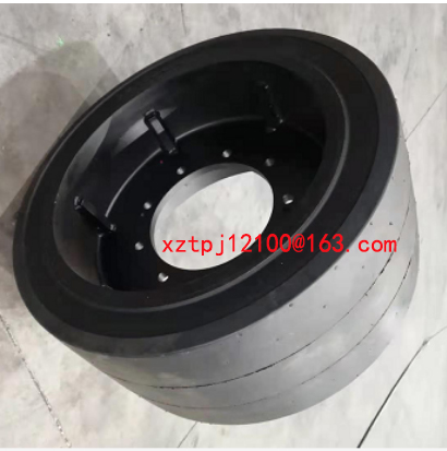 Imported concrete paver walking solid tire assembl